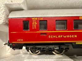 Lima 9204 H0 Schlafwagen rot 4-achsig Vintage