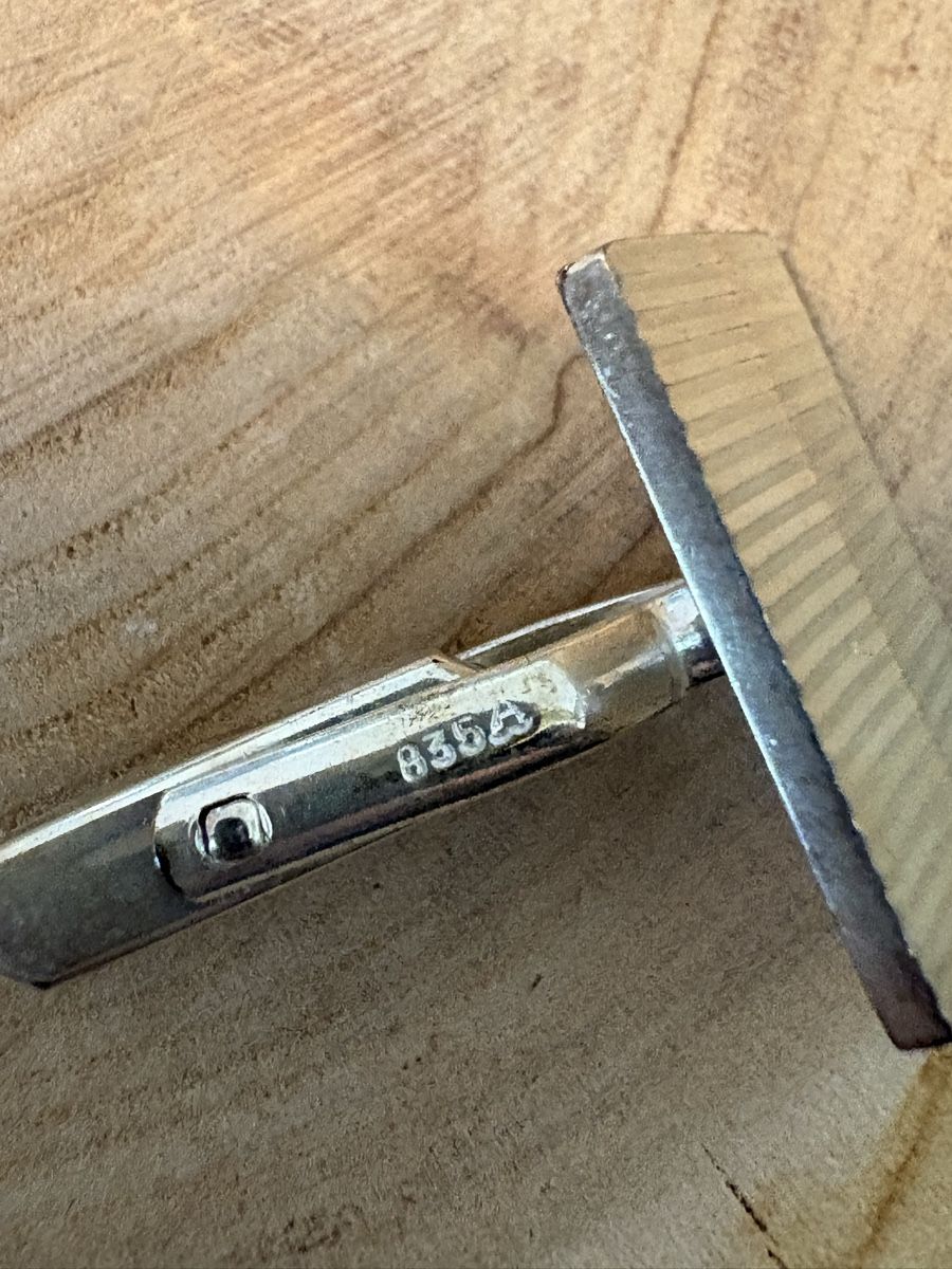 Boutons de manchette: Manschetten Knöpfe Silber – D'occasion à kaiseraugst par natig 4