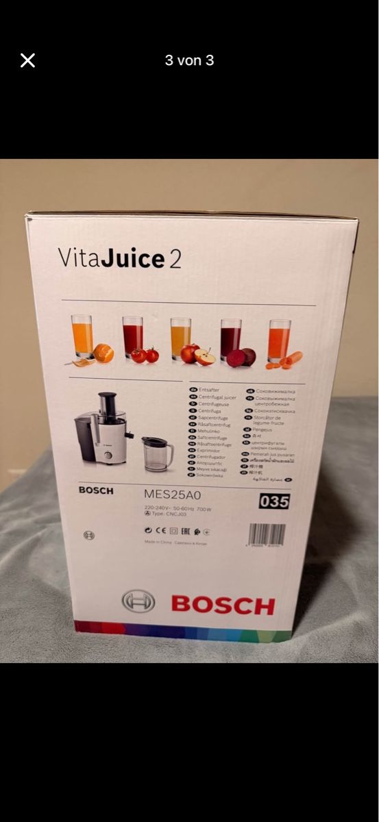 Bosch Küchengeräte: Vita Juice 2  – Neu und originalverpackt aus Buttisholz von baf_k66s