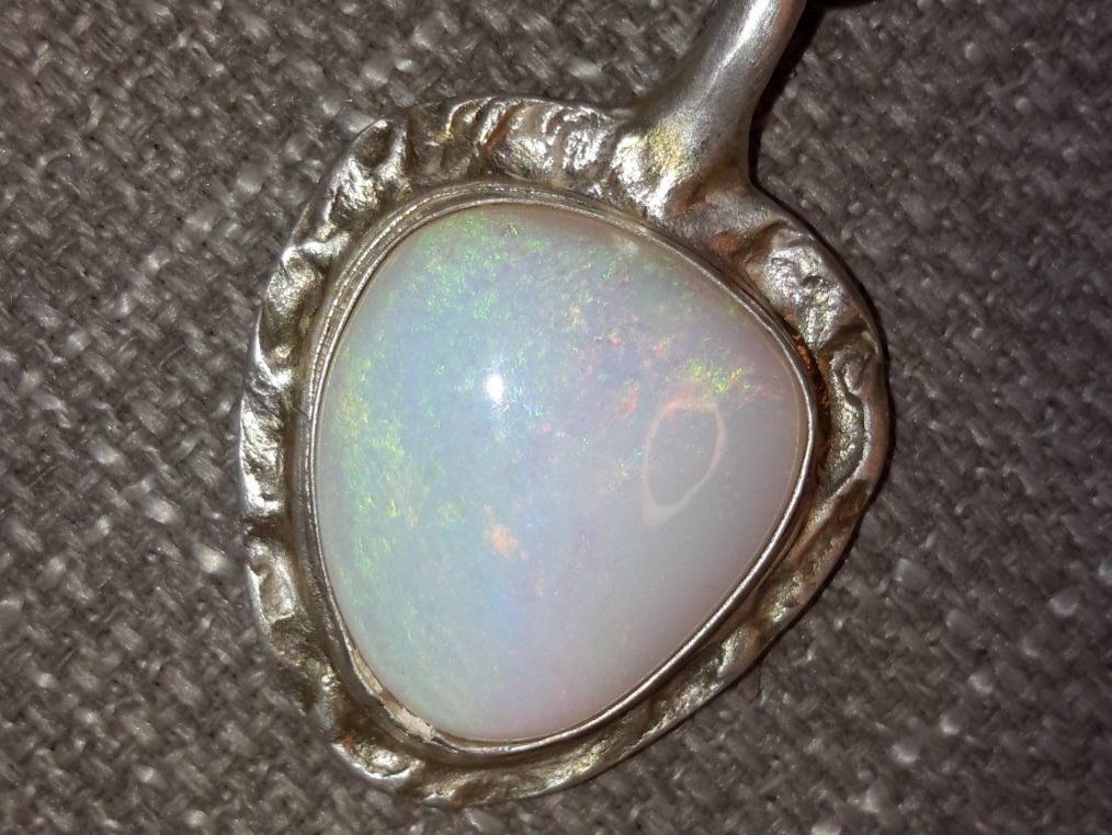 Anhänger: XXL Silberanhänger mit Australischem Flashfire Opal – Neu und originalverpackt aus Uerkheim von Winwinner 2