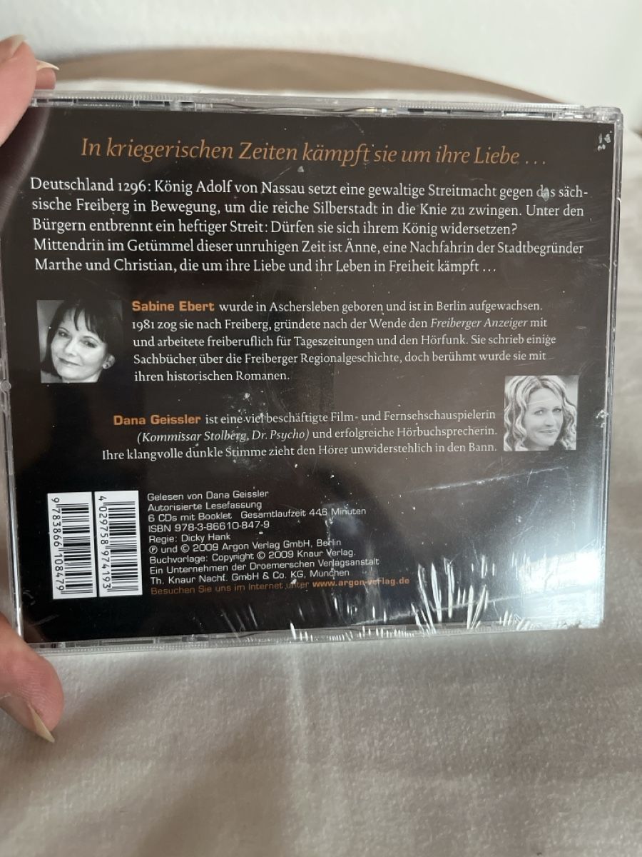 Livres audio: OVP Hörbuch Sabine Ebert Blut und Silber 6CDs – Neuf avec emballage d'origine à Dübendorf par Gfenni 1