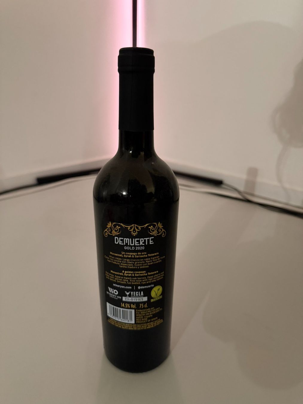 Vino: Demuerte Gold 2020 75cl 14.5% – Usato da Zürich venduto da novel 1