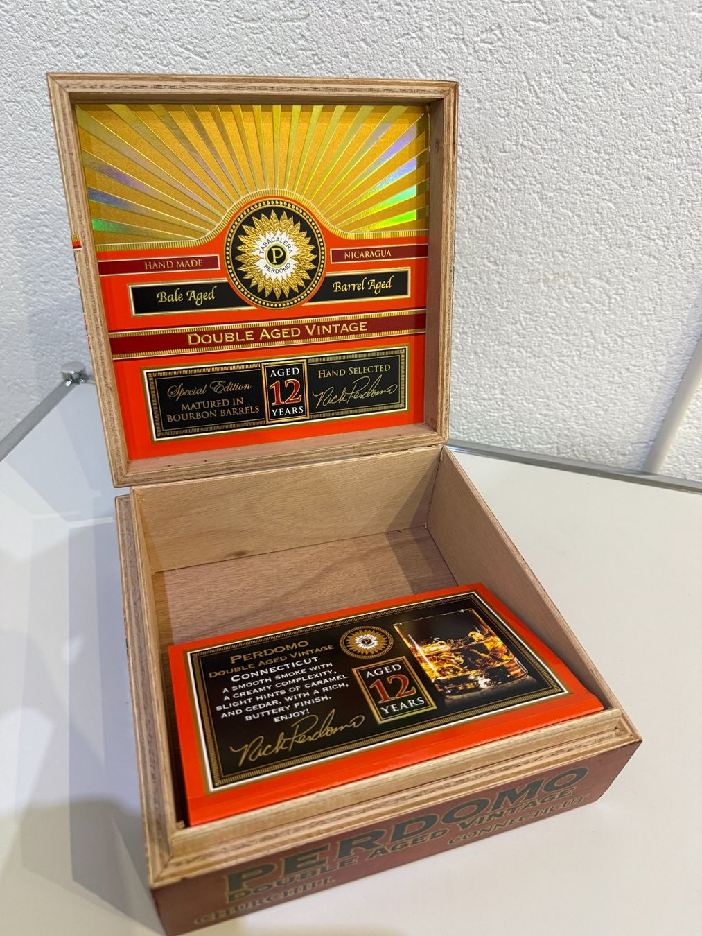 Altri Prodotti per fumatori: Schöne & elegante Zigarren-Box, Perdomo Double Aged Vintage – Nuovo (secondo la descrizione) da Unterengstringen venduto da Tnovus