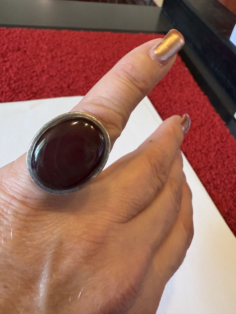 Bagues: 925 carnelian Ring silber  – D'occasion à Murten par Tzaugg 5