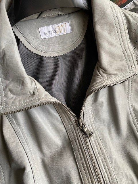 Jacken: Lamm Lederjacke hellgrau – Neu (gemäss Beschreibung) aus Zürich von Mazoba 4