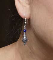 Boucles d'oreilles Argent 925 Lapis-lazuli