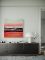Originales abstraktes Bild 80x80x3cm