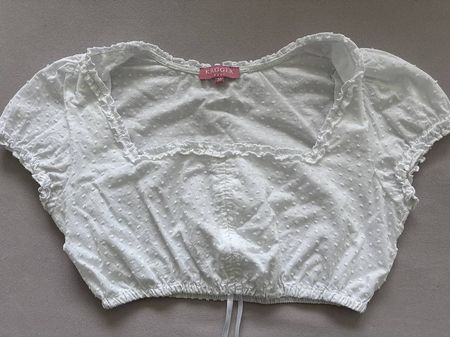 Krüger Dirndlbluse Gr. 36 weiss, 1x getragen