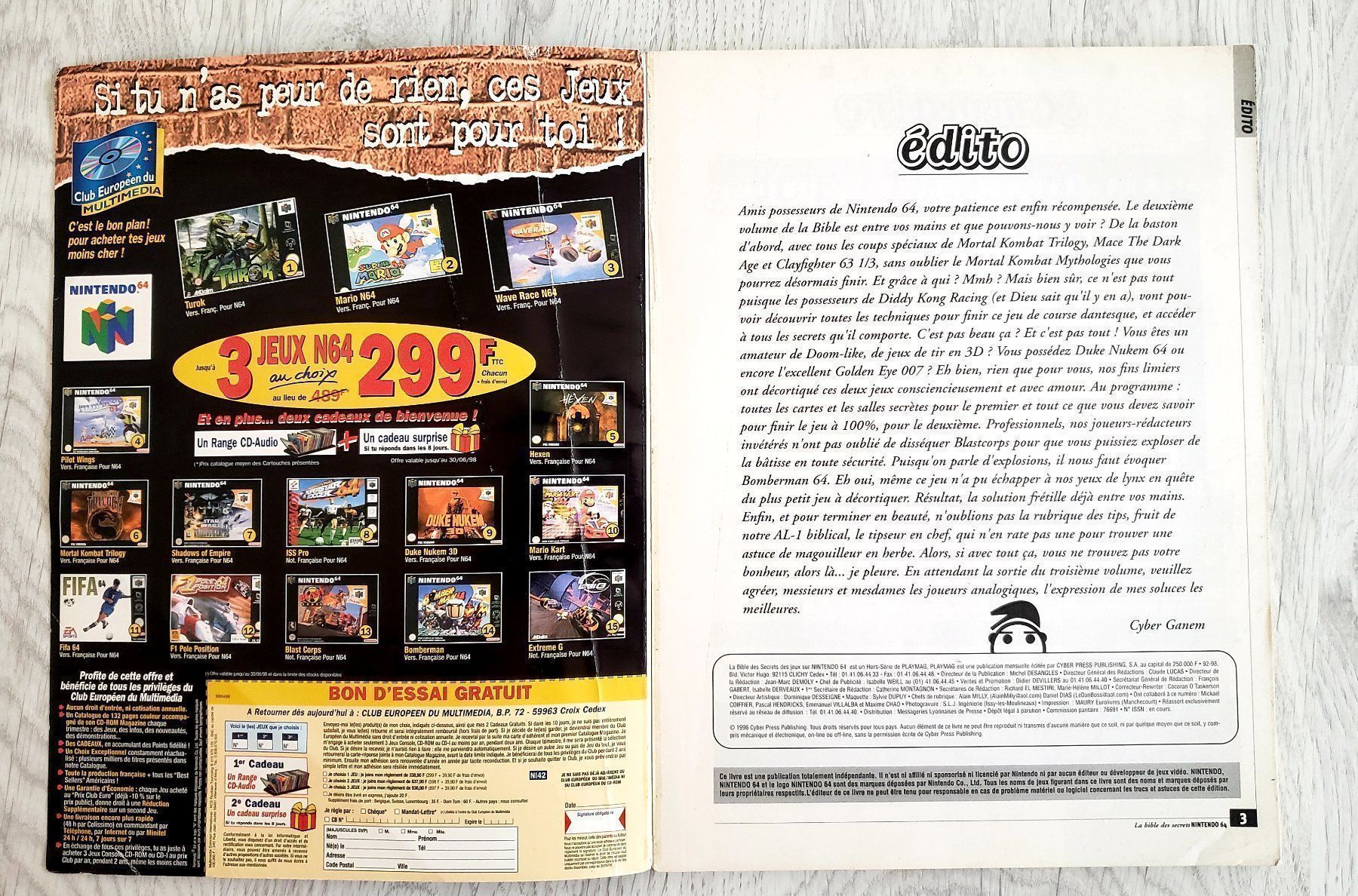 Libri: Collector : La bible des secrets Nintendo 64 – Usato da Alle venduto da SevenLeChat 1