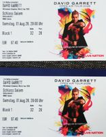 2 Top-Tickets David Garrett Salem 01.08.26 Bl.1 ausverkauft