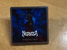 Nervosa Pin Anstecker Punk Metal Rock Band