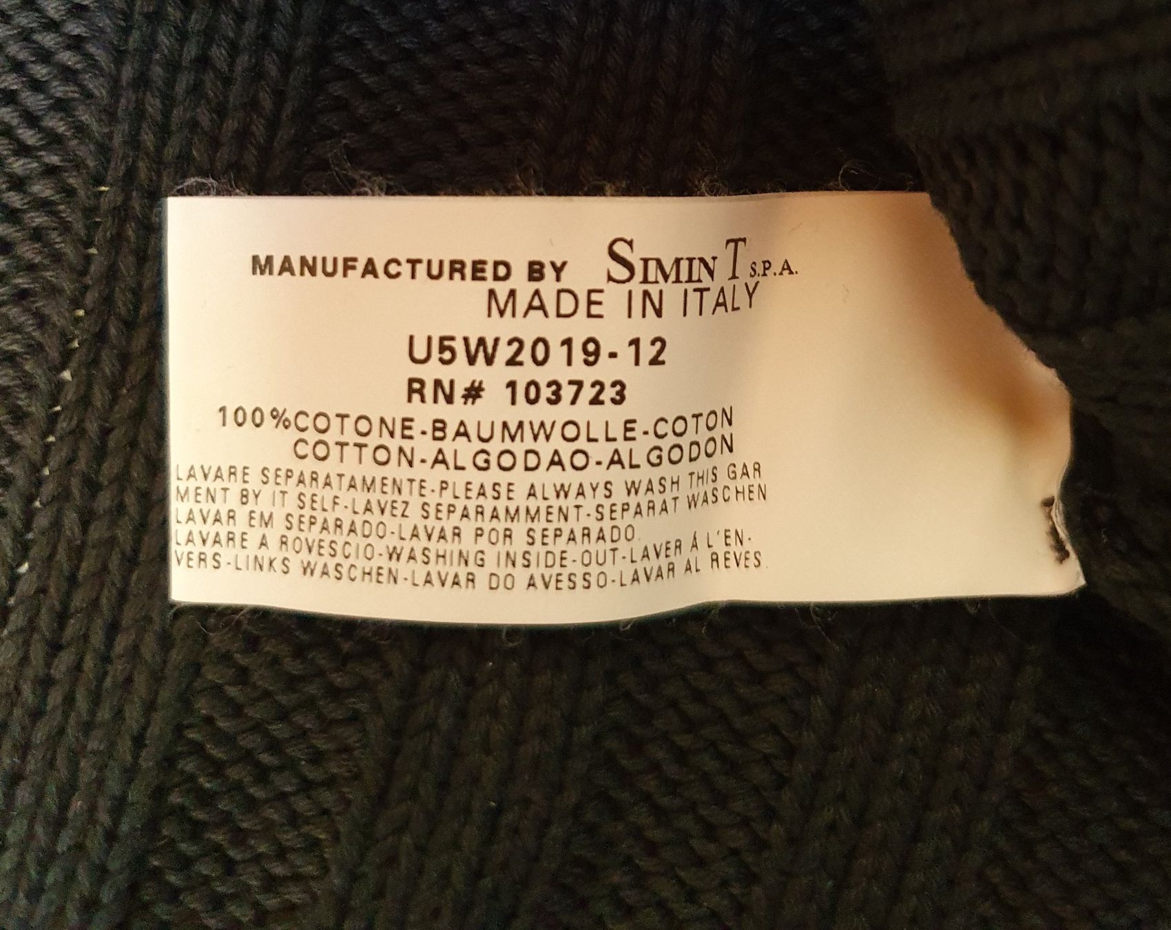 Armani Maglioni & Felpe: Schwarzer ARMANI Jeans Strickpullover, it.Gr.44 – Usato da Teufen AR venduto da pischa 3
