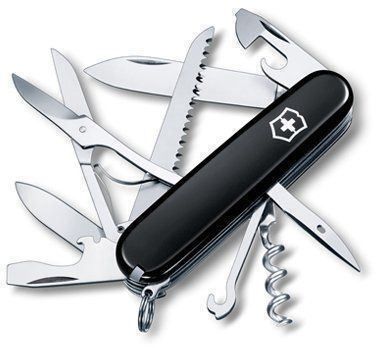 Victorinox Coltellini militari: Victorinox Huntsman  Farbe schwarz – Nuovo e nell'imballaggio originale da Davos Platz venduto da wauwauin