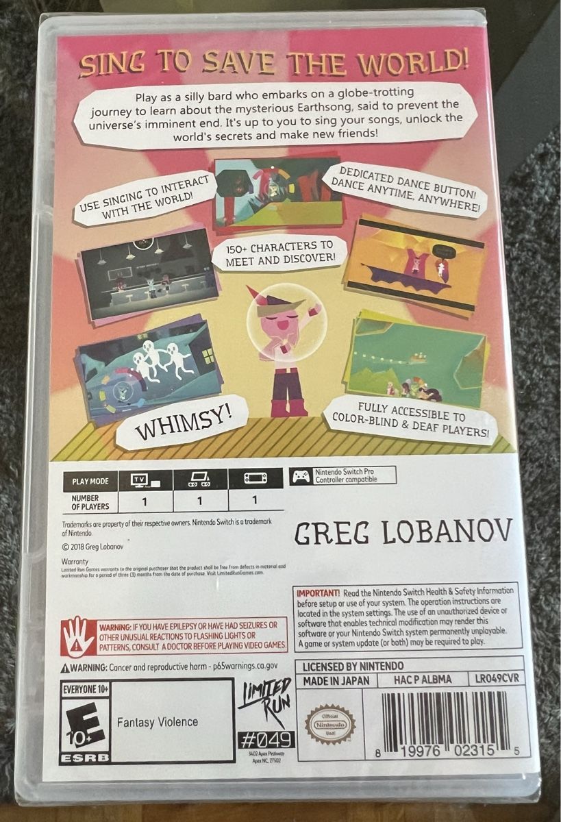 Giochi: Wandersong - Nintendo Switch – Nuovo e nell'imballaggio originale da Crassier venduto da Stickmoo 1