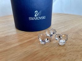 Swarovski Figuren 3 Mini Küken 014824 mit OVP