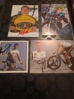 4 handsignierte Rad Autogrammkarten - Set