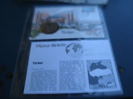 Münzbrief Türkei 1985, Grosse Fussballmünze