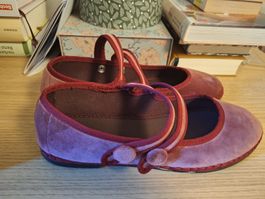 Süsse Ballerinas von Flabelus aus Samt, Grösse 40
