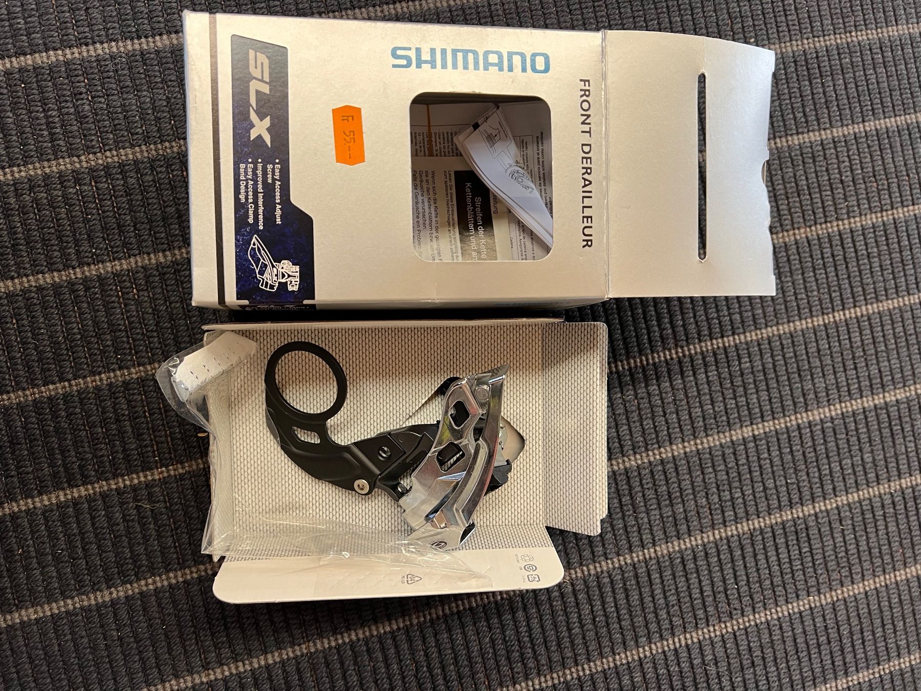 Shimano Pezzi di ricambio: Platten-Umwerfer Shimano FD-M660-E – Nuovo e nell'imballaggio originale da Eschen venduto da Sele-Radsport