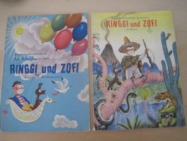 Ringgi & Zofi  Comic Alben 1 Auflage ca 1950 & 1954  LOT