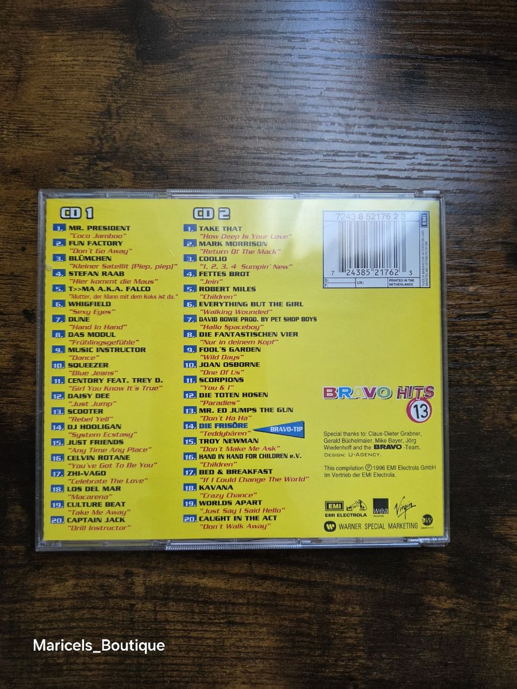 CD: Bravo Hits 13 CD Compilation guter Zustand – Usato da Winterthur venduto da Maricels_Boutique 1