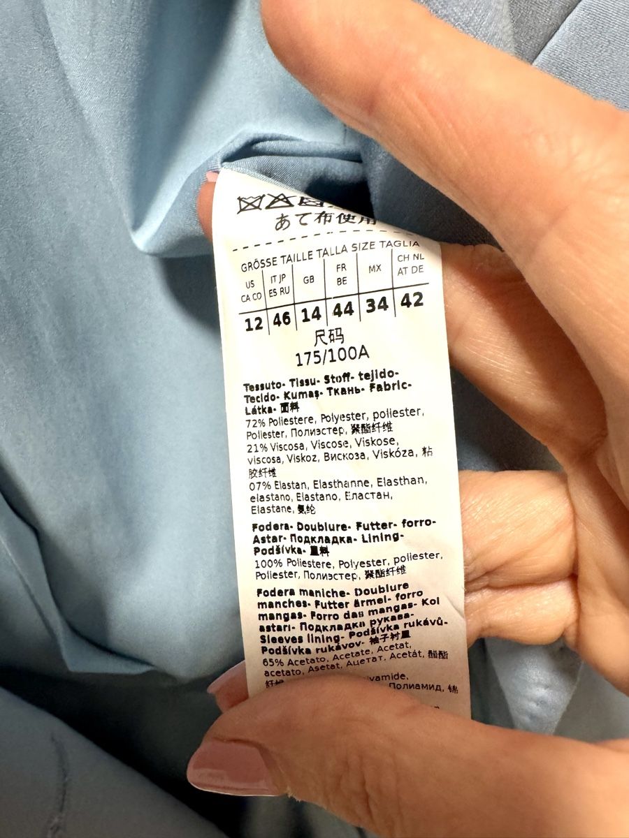 Max Mara Giacche: Weekend Max Mara Blazer hellblaue Top Zustand! – Usato da Erlenbach ZH venduto da msa_x26y 3