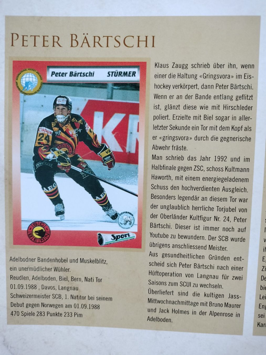 Bücher: SC Unterseen Interlaken Eishockey Buch von 2014 – Gebraucht aus Schwanden Sigrisw von len_9yqg 6