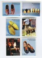 Briefmarken "Holzschuhe". Mordwinien