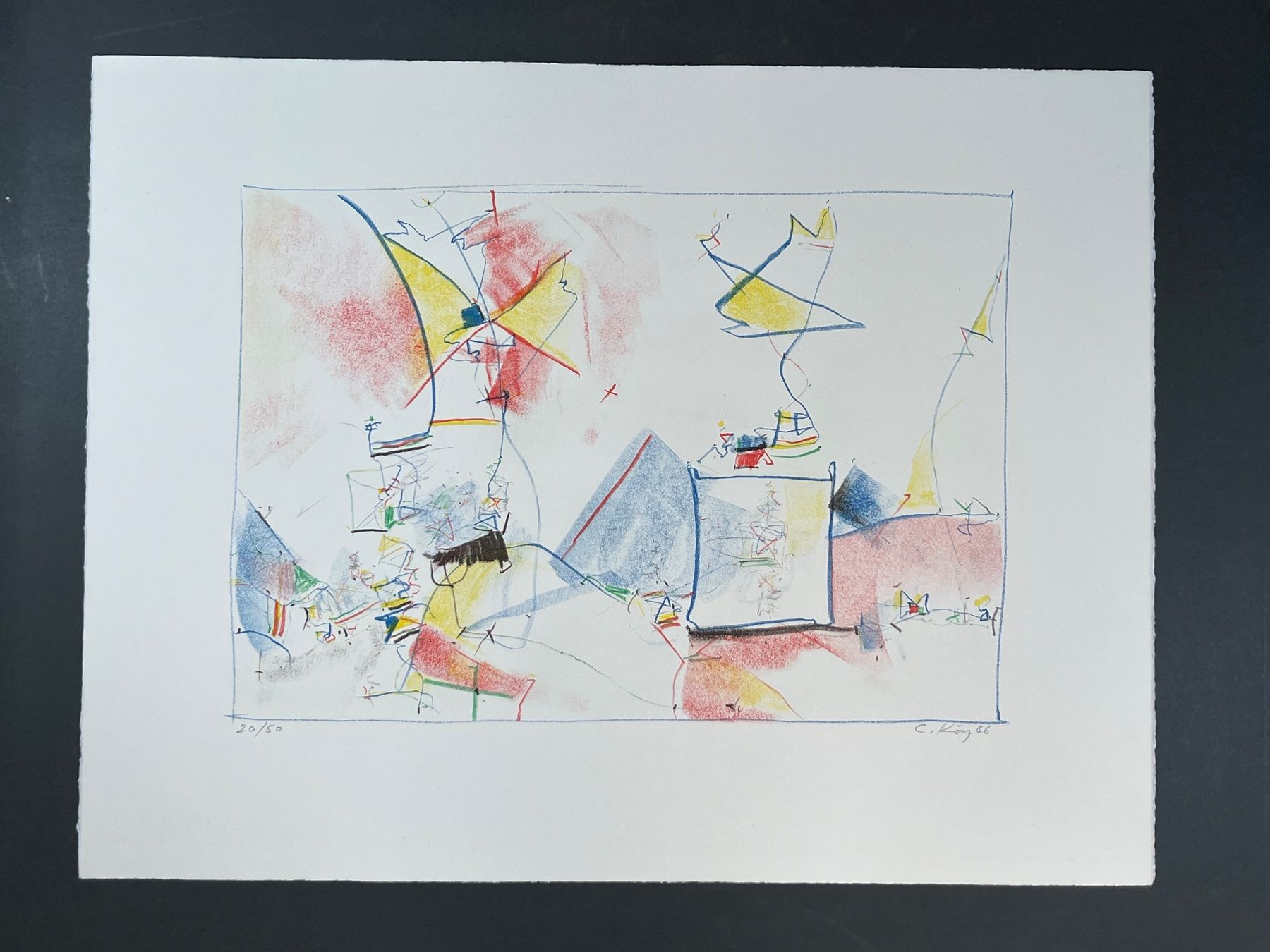 Grafica & Litografie: Constant Könz top Lithografie – Nuovo (secondo la descrizione) da Vaduz venduto da Unikate-Markt