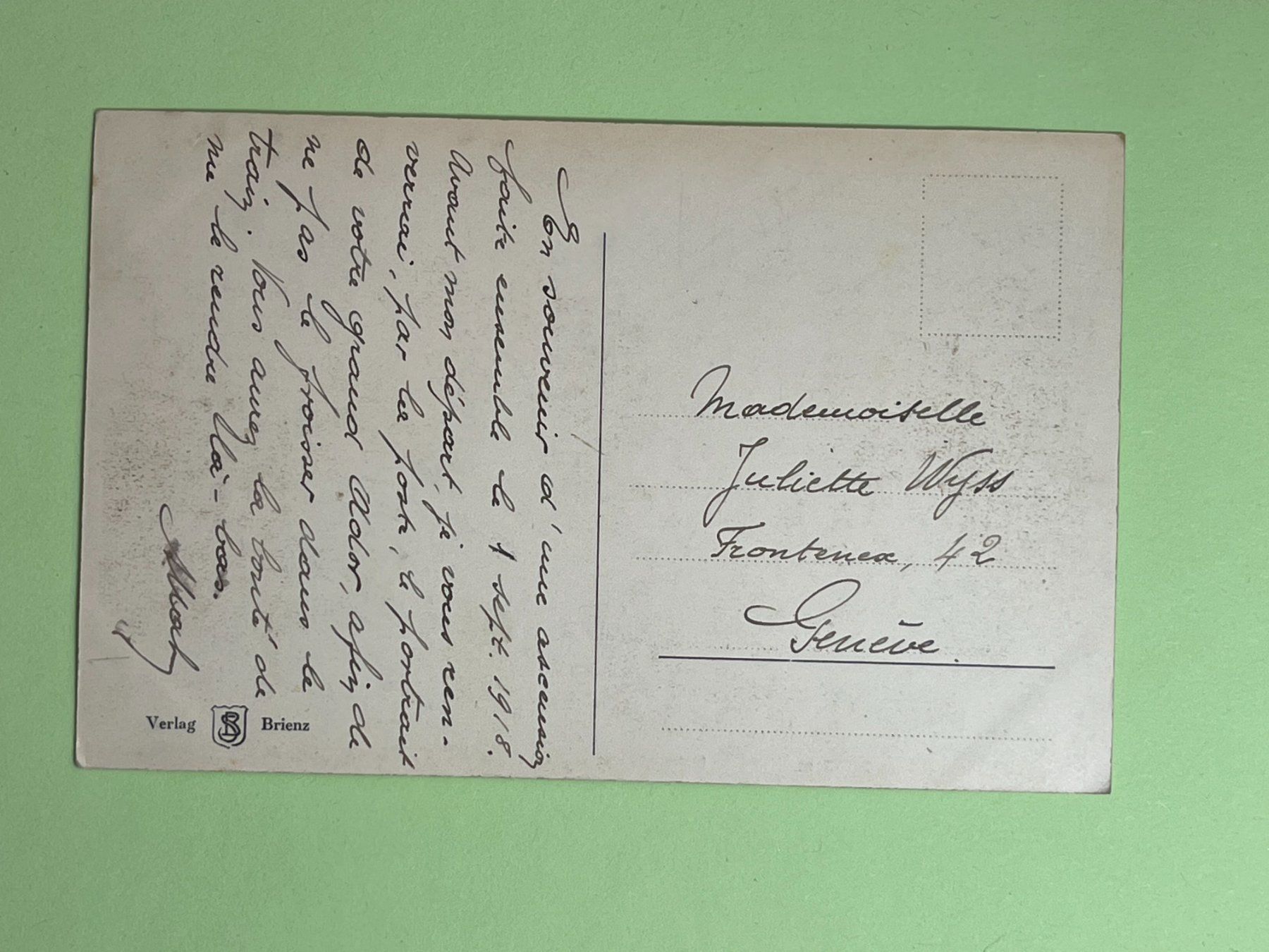 Cartoline postali: Niesen-Kulm - belebt - Verlag Brienz – Usato da Steg VS venduto da _vinci_ 1