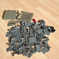 LEGO Bausteine dunkelgrau gemischt 500 g