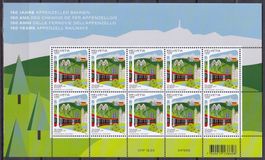 Kleinbogen 150 Jahre Appenzeller Bahnen - postfrisch **