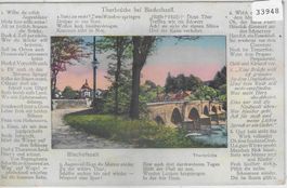 Bischofszell - Thurbrücke - Litho