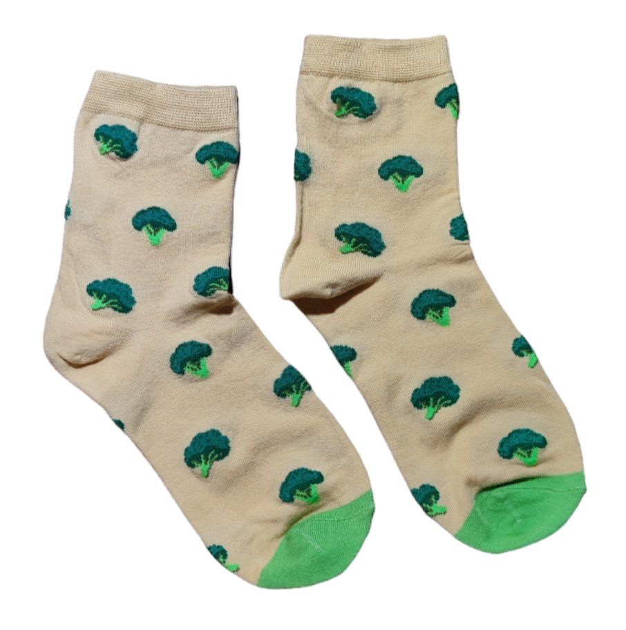 Calze: Socken Brokkoli / Broccoli / Gemüse / Vegetables – Nuovo e nell'imballaggio originale da Zürich venduto da amysmith