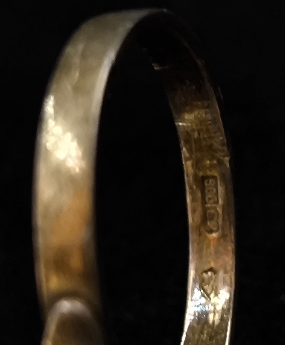 Anelli: Alter Ring, Stein ?, 800er Silber / Vergoldet – Usato da Rorschacherberg venduto da snOOpydOg11 4