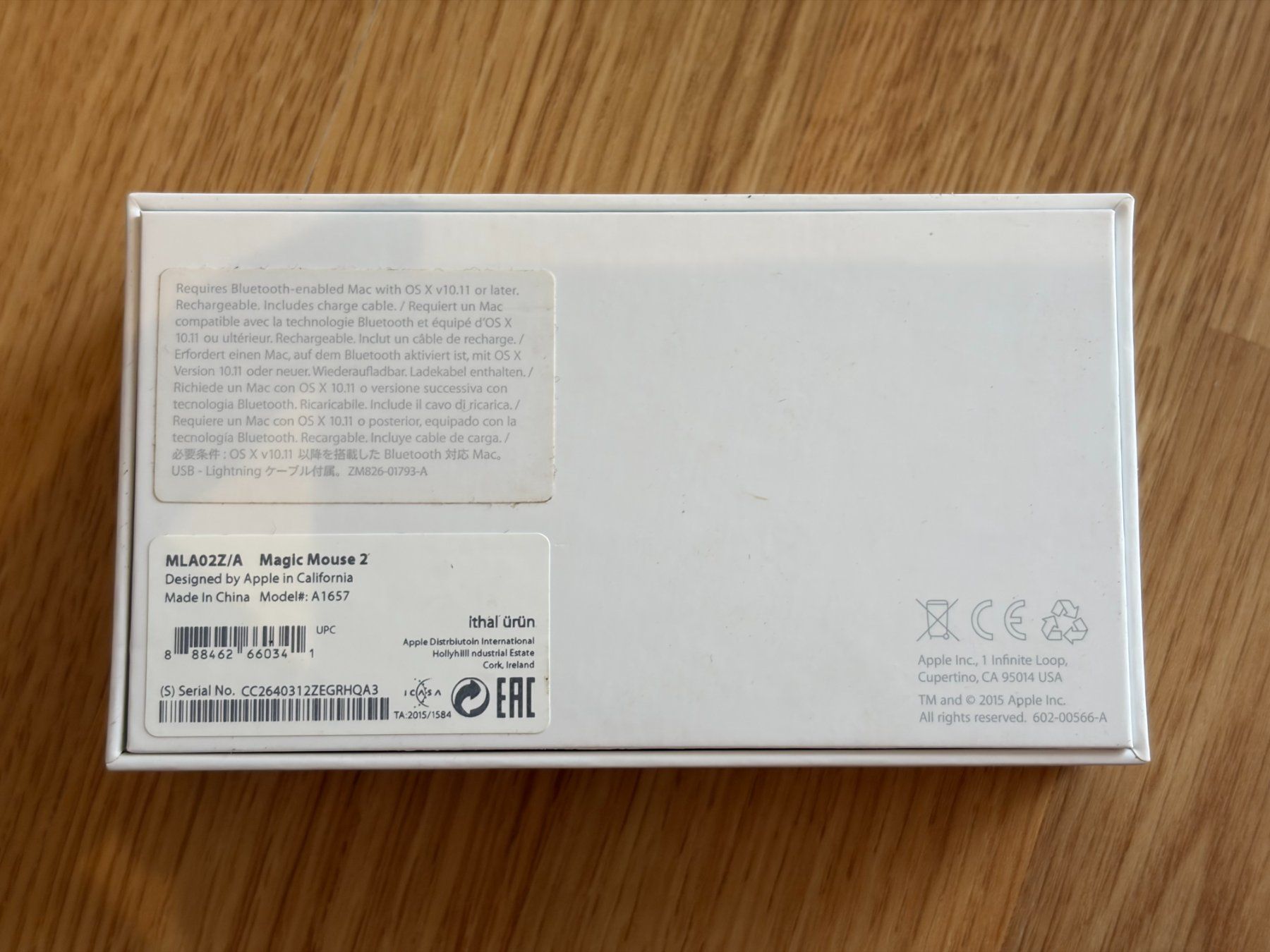 Apple Mouse: Apple Magic Mouse 2 inkl. Originalverpackung und Ladekabel – Usato da Zürich venduto da greg_richrd 3