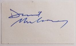 Dermot Mulroney Autogramm signiert Karte 7x10cm