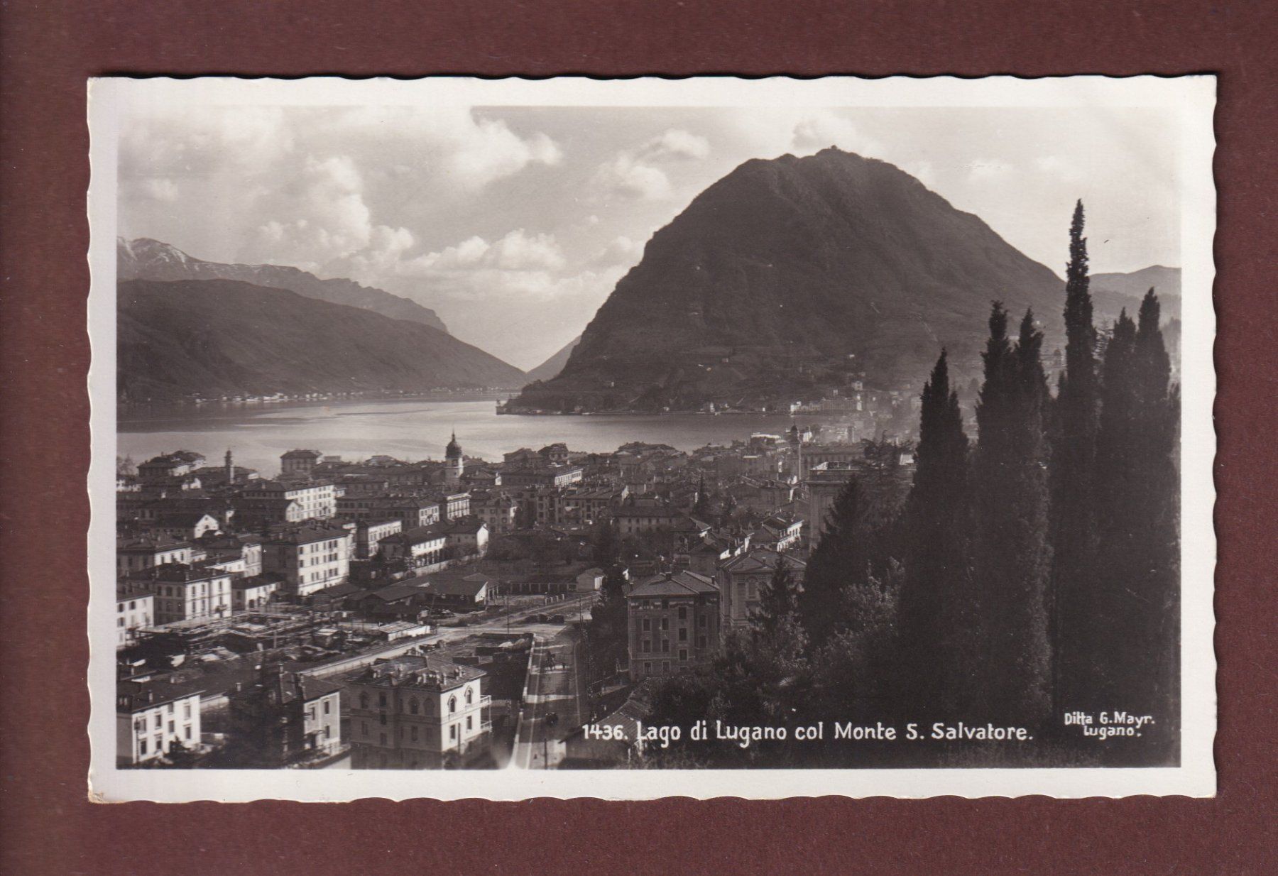 Cartoline postali: LUGANO e San Salvatore – Usato da Pully venduto da nicecards