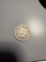 1 Franken 1906 Helvetia Münze guter Zustand