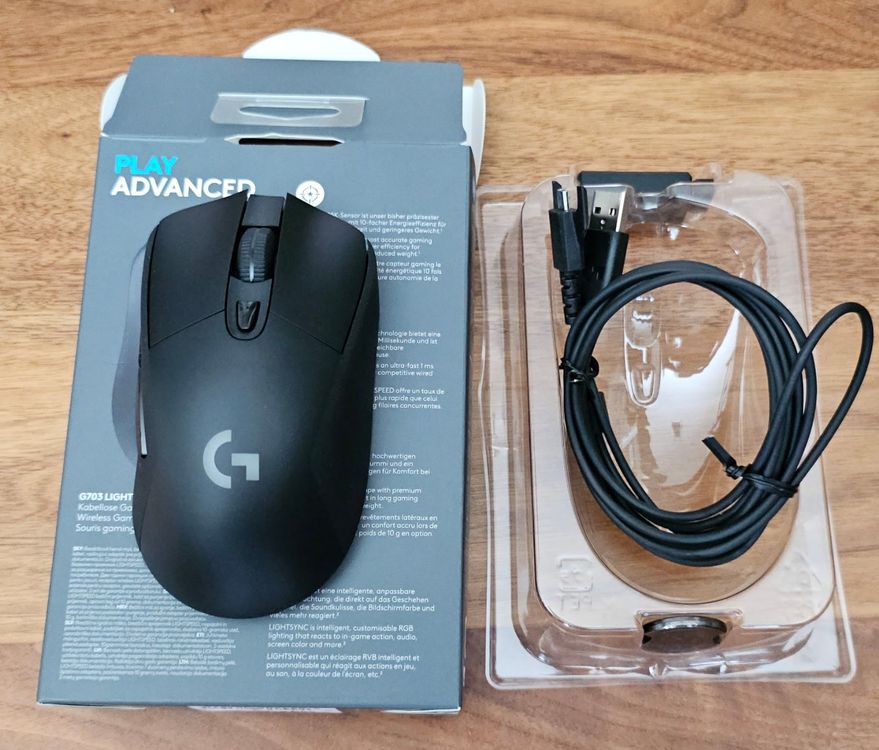 LOGITECH G703 Lightspeed Maus (Kabellos, Gaming) | Kaufen auf Ricardo