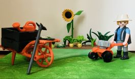 Playmobil Mania Migros, Gärtner mit Zubehör, komplett