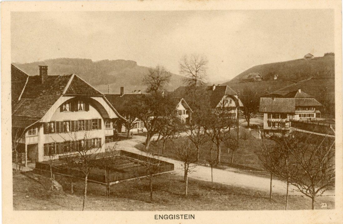 Cartoline postali: Enggistein  BE      um 1923 – Usato da Brig venduto da Valcards54