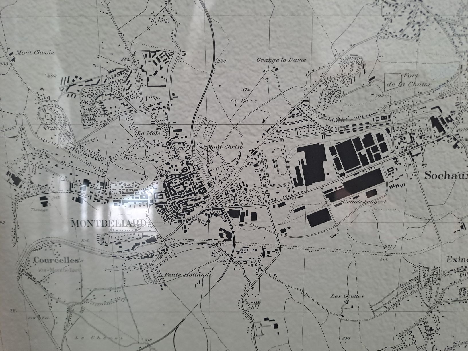 Cartine & Atlanti: Original-Glasplatte der Landestopographie – Usato da Hünenberg venduto da 1902 5