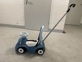 Rutschauto mit Schiebestange blau neuwertig