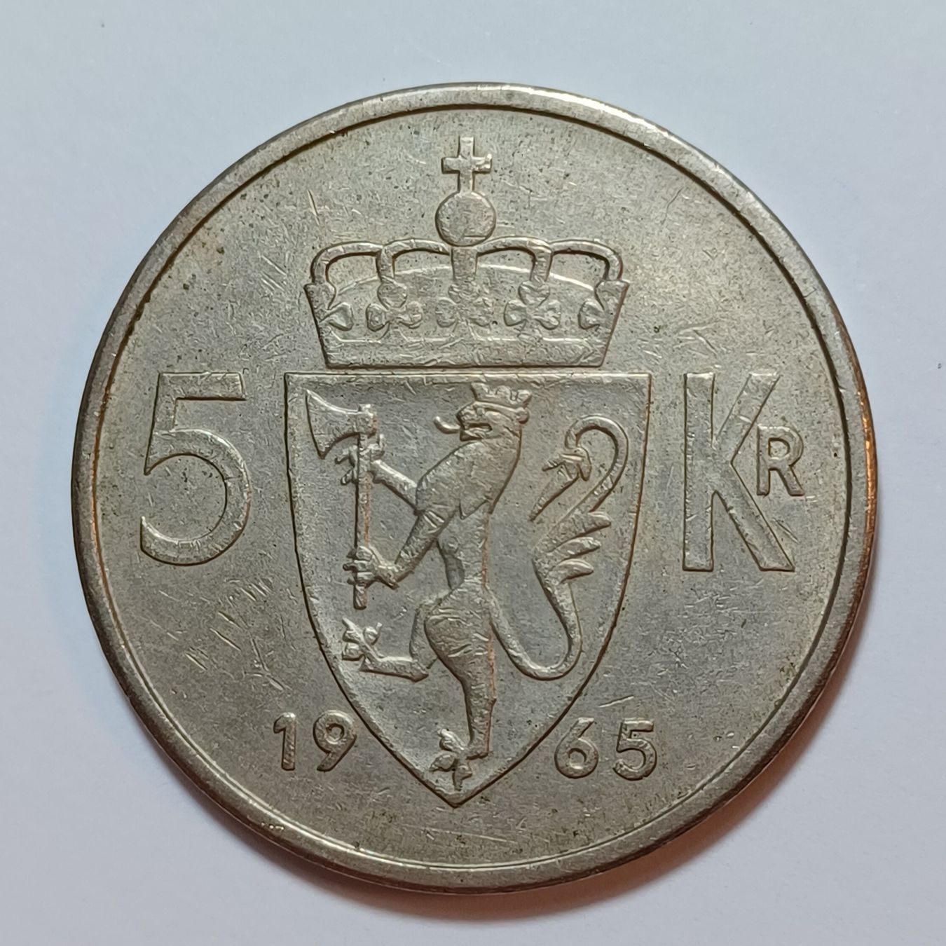 Tutti le monete: 5 Kroner 1965 Norwegen – Usato da Pfäffikon ZH venduto da Welt_Muenzen 1