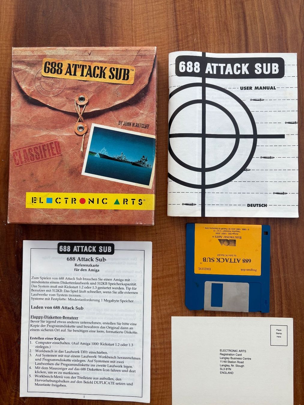 Giochi: Amiga Spiel: 688 Attack Sub – Usato da Niederhasli venduto da Manuf0 1