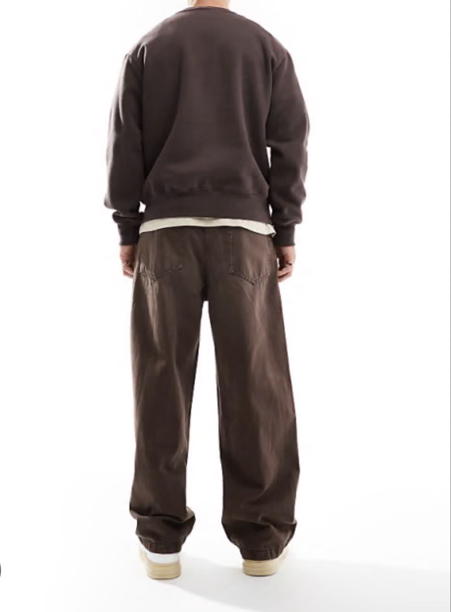 Bershka Jeans: Super Baggy braune Jeans – Gebraucht aus Münchenbuchsee von nia_w9q5 1
