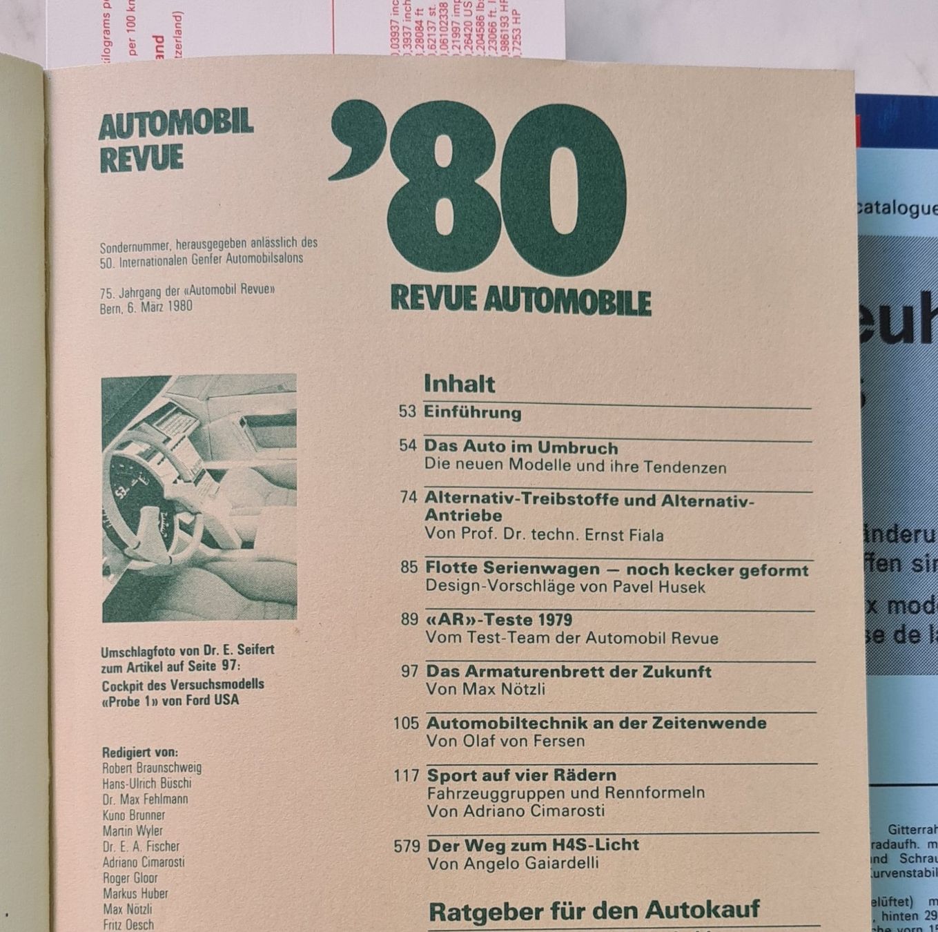 Riviste & Magazine: Automobil Revue 1980 – Usato da Lyss venduto da rochen54 3