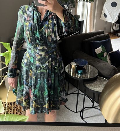 Magnifique robe en soie Alexander McQueen MCQ