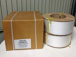 Schmales PP-Umreifungsband - weiss 6 mm x 5000 m